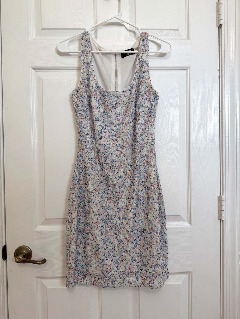 Guess Women’s Sleeveless Mini Multicolor Sequin Glitter Confetti Dress Size 6